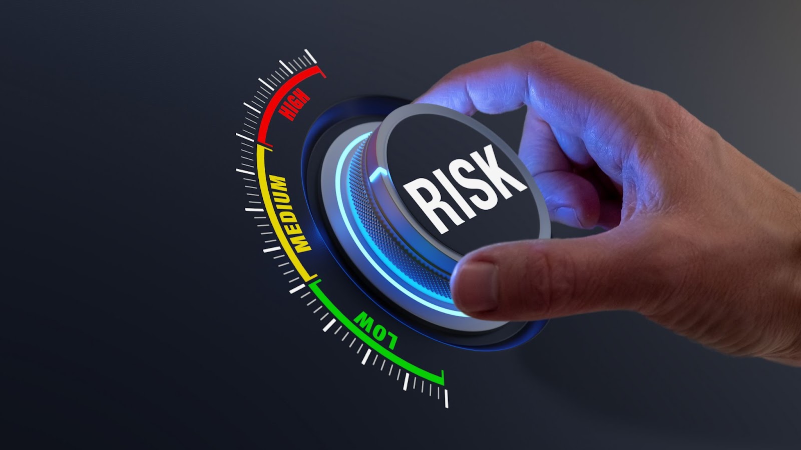 Risk dial being turned