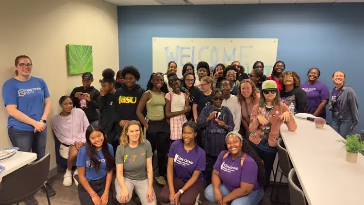 Girls group hosting by Treetown Tech
