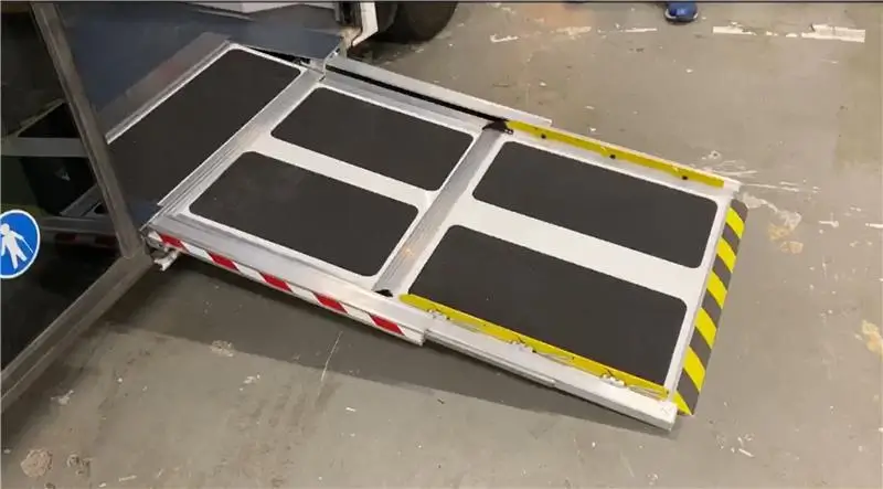 Retrofitted Wheelchair Ramp for EU Bus