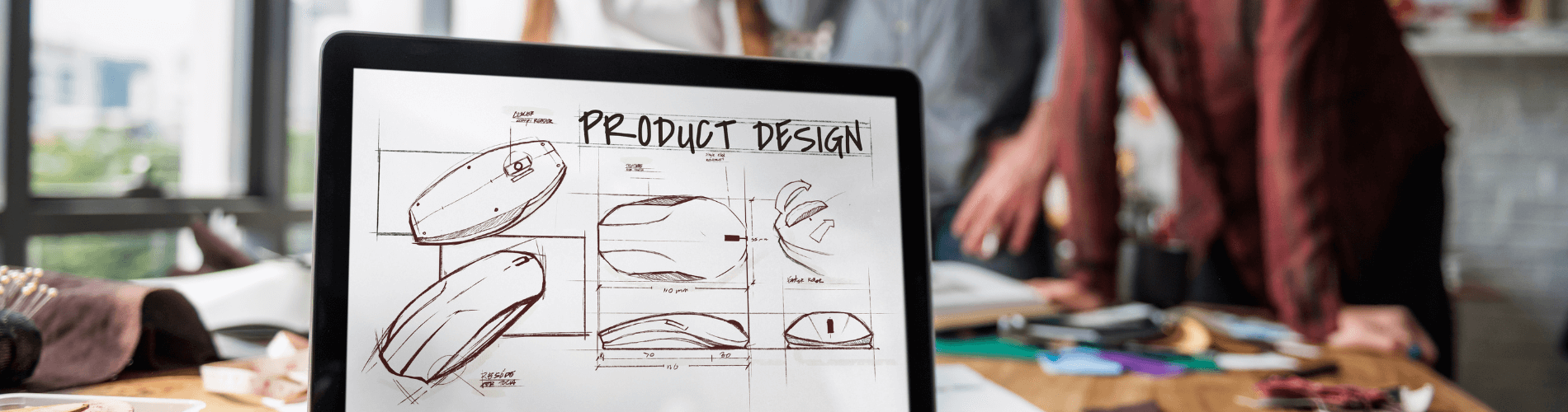 a team of engineers working on a product design