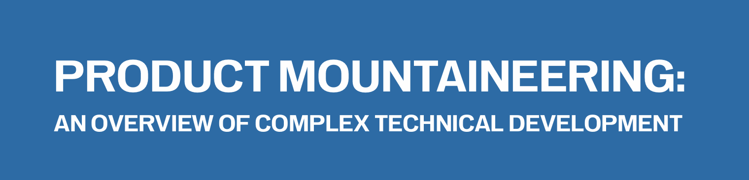 Product Mountaineering ebook cover